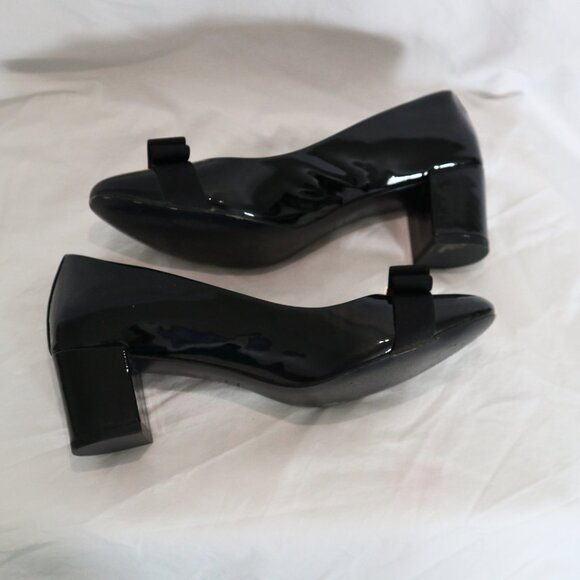 Tory Burch Black Trudy 2 Inch Pump Women's Size 7.5 - Picture 4 of 8